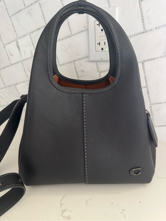 Coach Handbags - Coach Lana 23 Black on black Pebbled Leather Bag